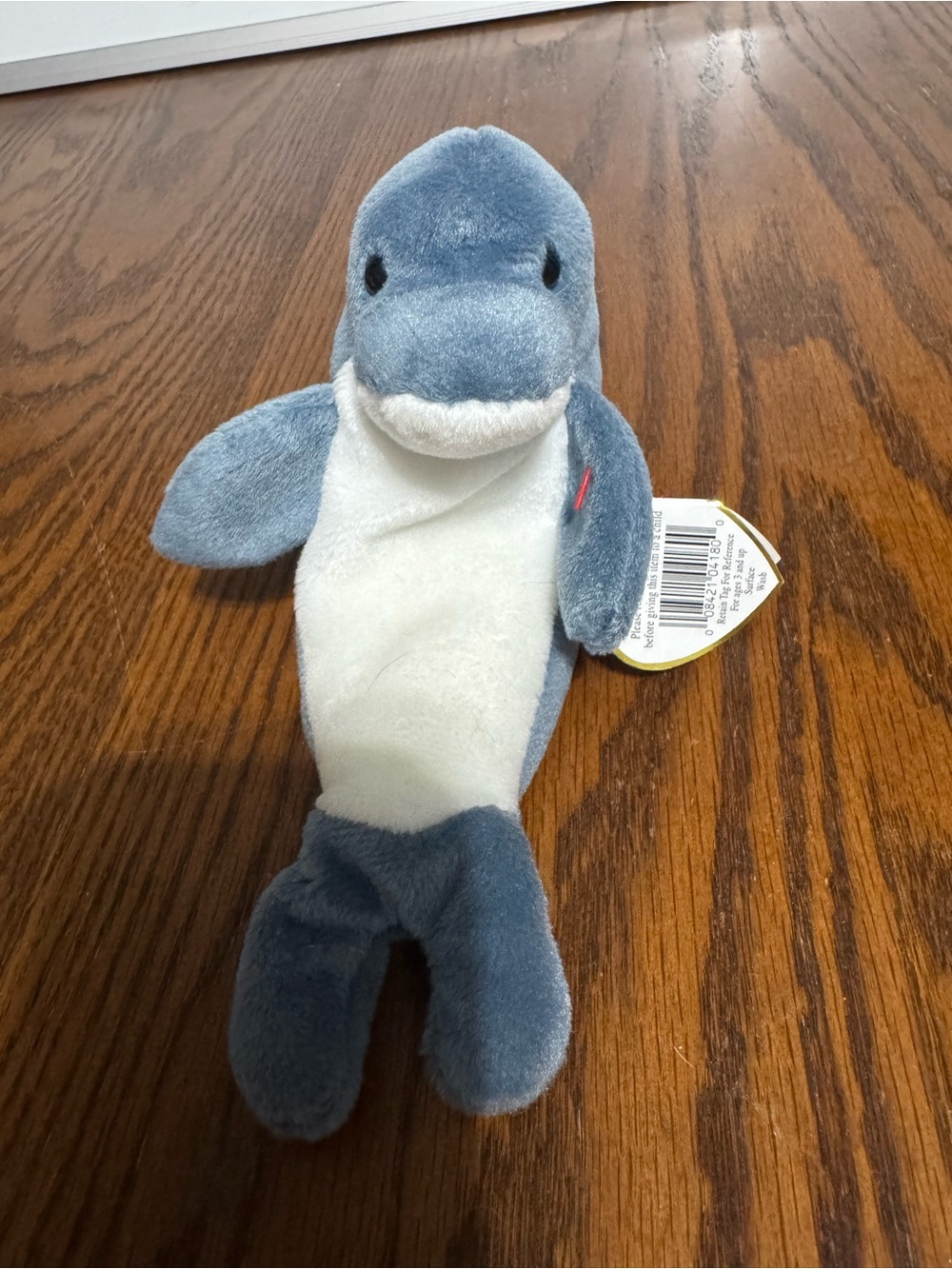 Ty Beanie Baby Echo Dolphin Style 4180 1996 Vintage With Tags